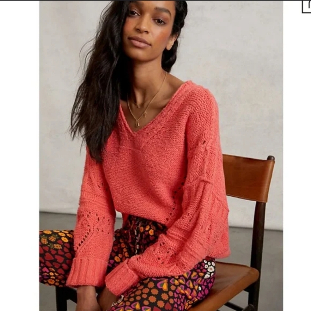 Anthropologie Pilcro Marla Vneck Sweater